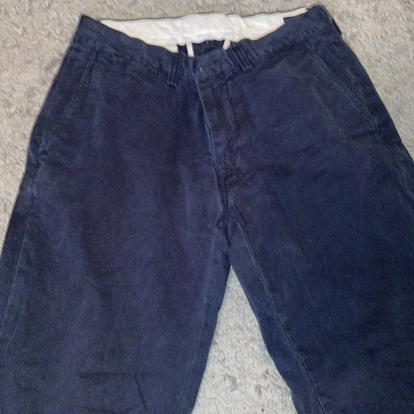 Polo navy dress khakis pants - Picture 2 of 5